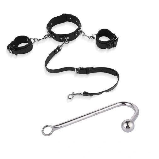 Cuffs and with Hook 5334 Beaded Anal Collar Elegant 1006